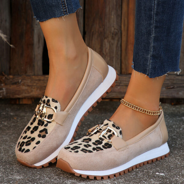 Fashion Women'S Summer Metal Buckle Flat Shoes - Image 6