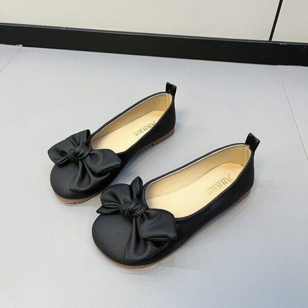 Plus Size Women'S Shoes Bow Pumps Flat Gommino Soft Bottom Loafers - Image 7