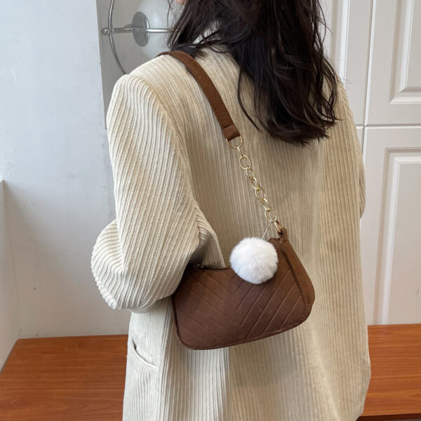 Casual Women'S New Retro Solid Color Shoulder Messenger Bag - Image 3