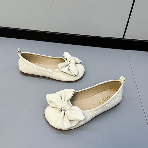 Plus Size Women'S Shoes Bow Pumps Flat Gommino Soft Bottom Loafers - Image 8