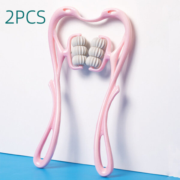 Multifunctional Manual Six Wheel Neck Massager Massage Relieve Roller Massage Tool - Image 10