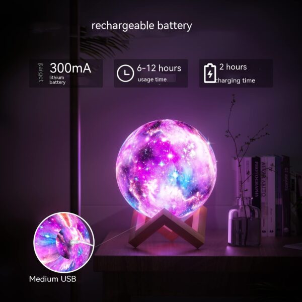 3D Printing Moon Light Galaxy Light - Image 3