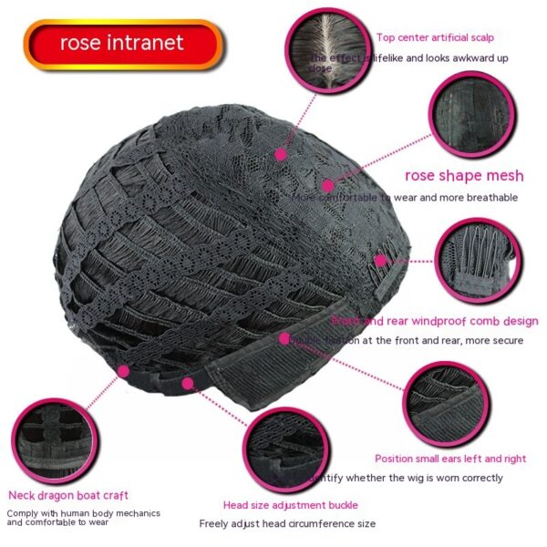 Women'S Short Curly African Small Curly Hair - Image 4