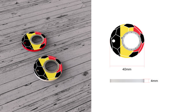 Creative Football World Cup Fidget Spinner Toy Keychain Hand Spinner Anti Anxiety Toy Relieves Stress Finger Spinner Keychain Bottle Opener Kids Toy - Image 10