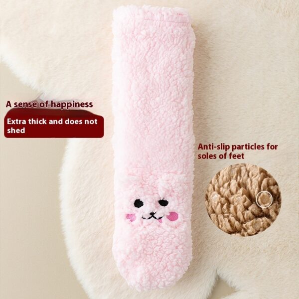 Winter Floor Socks Velvet Thicken Warm Coral Velvet Cute Socks Japanese Style Home Footwear Non Slip Socks New Year Gifts Winter Gadgets - Image 8