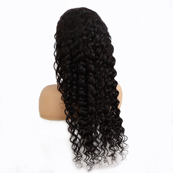 Real Person Wig 13 4 Lace Deep Rolled Wavy Human Hair Wig Natural Hair - Image 5