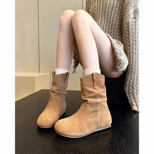 Western Denim Martin Boots For Women - Image 2