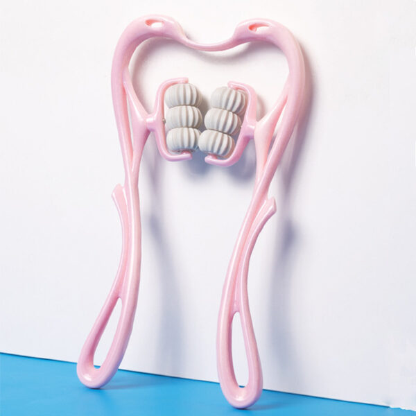 Multifunctional Manual Six Wheel Neck Massager Massage Relieve Roller Massage Tool - Image 6