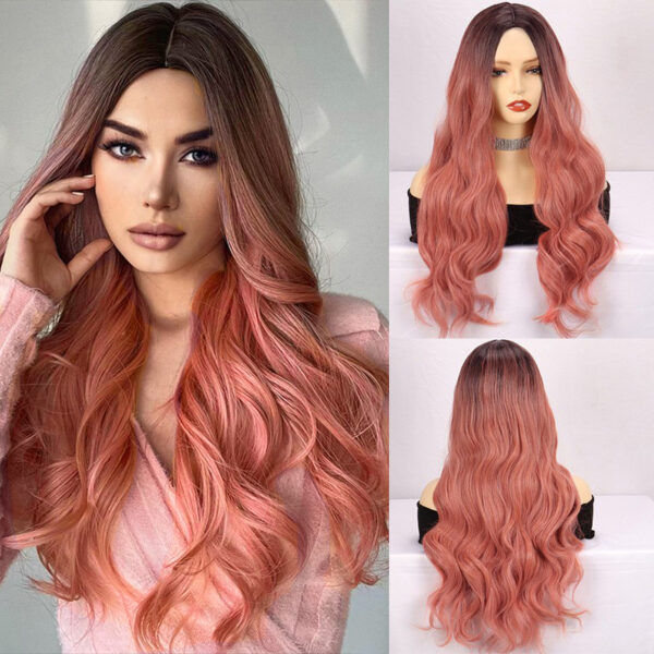 Mid Length Curly Hair With Large Waves And Gradient Smoke - Image 1