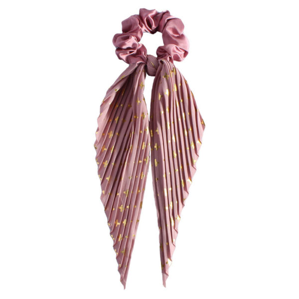 Cute Silk Ponytail Hair Loop Hair Band Hair Accessories Floral Headrope Retro Elastic Printed Hair Rope Women Girl - Image 10