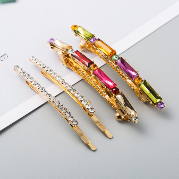 European And American Style Alloy Diamond Fashion Hairpin Set - Image 6