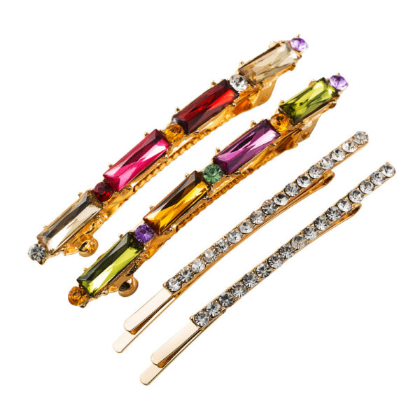 European And American Style Alloy Diamond Fashion Hairpin Set - Image 5