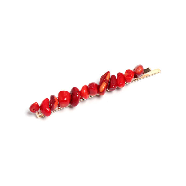 One Word Clip Turquoise Candy Color Hairpin - Image 8