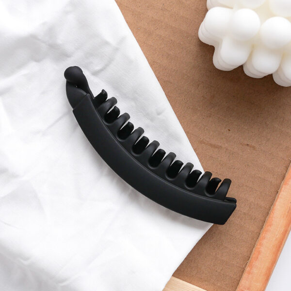 Banana Hair Clip Claws Banana Chic Hair Clamps Hairpin Strong Hold Ponytail Holder Clip Matte Banana Clips For Women Girls - Image 5