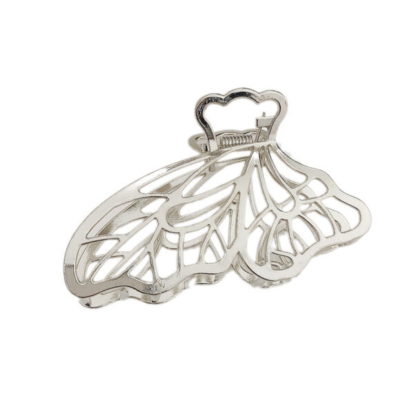 Korea Simple Large Metal Butterfly Hairpin - Image 2