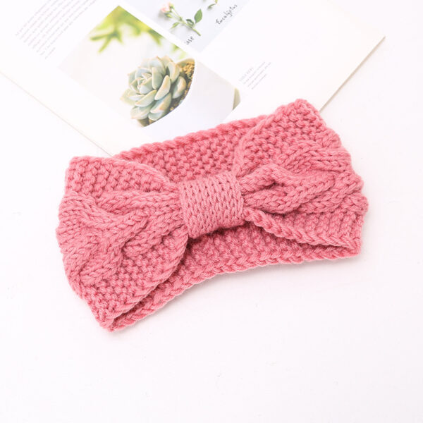 Women'S Twist Knitted Headband Wool Headband Ear Protection Hood Warm Hair Accessories Autumn And Winter Headband - Image 6