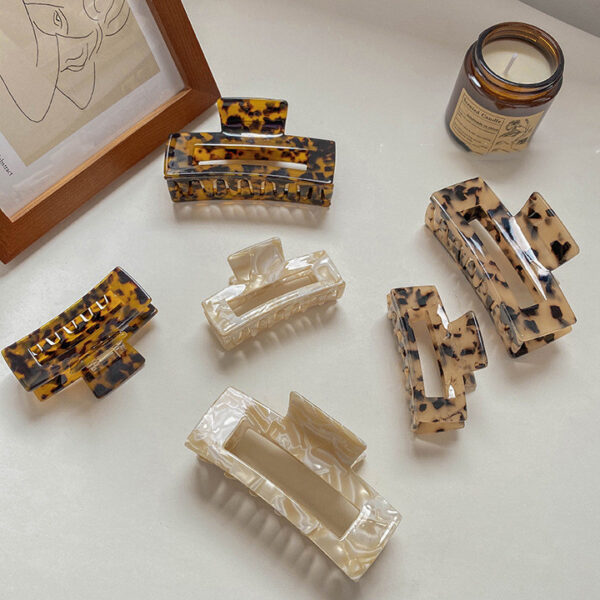 Korea Elegant Temperament Exquisite Acetic Acid Hair Catch Large Medium Back Head Hair Clip Headdress Clip Hair Clip Female - Image 7