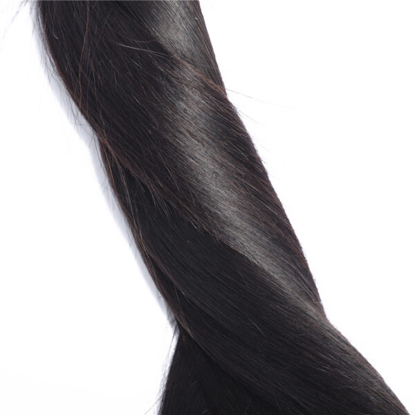 European And American Wigs, Real Hair Weaves, Natural Color, Smooth Hair Weaves - Image 5