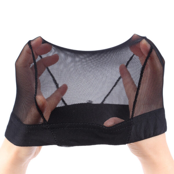 Wig High Elastic Net Cap Wig Accessories Black Net Cap - Image 1