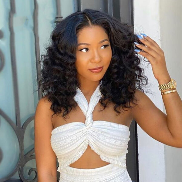 Amazon European And American New Style African Wigs European And American Short Curly Hair Afro Wigs Medium Fber Headgear Wholesale - Image 2