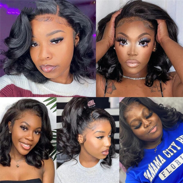 European And American Wig Front Lace Short Curly Hair Fashion - Image 4