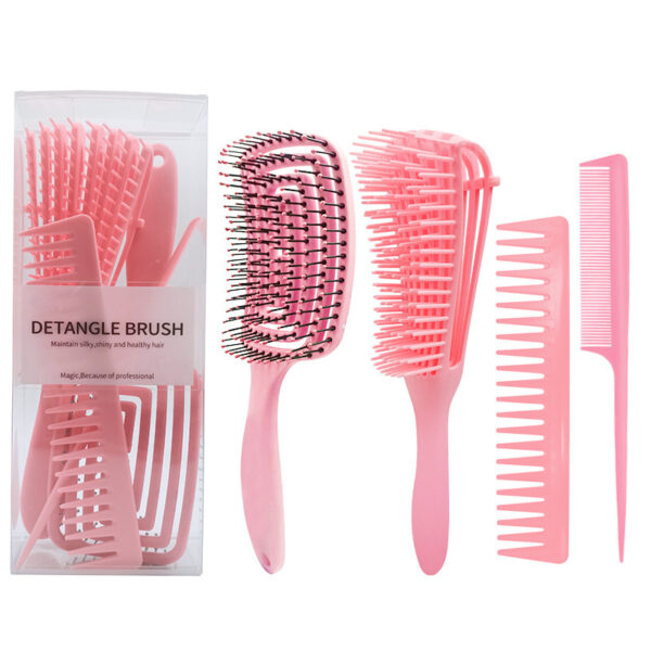 Eight Claw Comb Multifunctional Comb Set Hollow Hairdressing Styling - Image 3