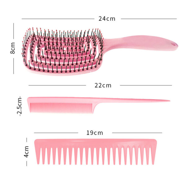 Eight Claw Comb Multifunctional Comb Set Hollow Hairdressing Styling - Image 6