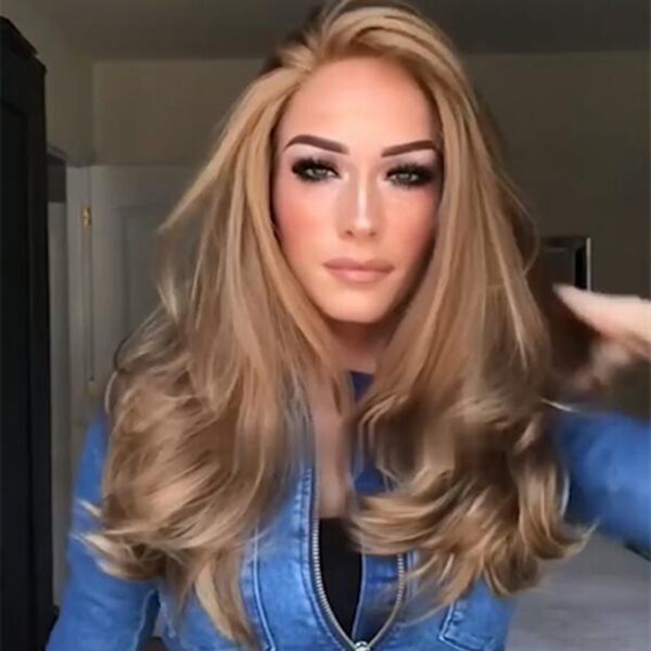 Brown Pear Flower Head Mid Length Curly Hair Fluffy Chemical Fiber Headgear - Image 5