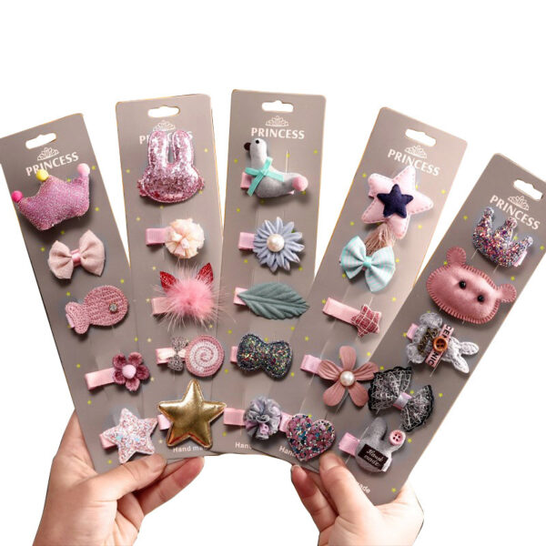 Children's small hairpin crown headdress