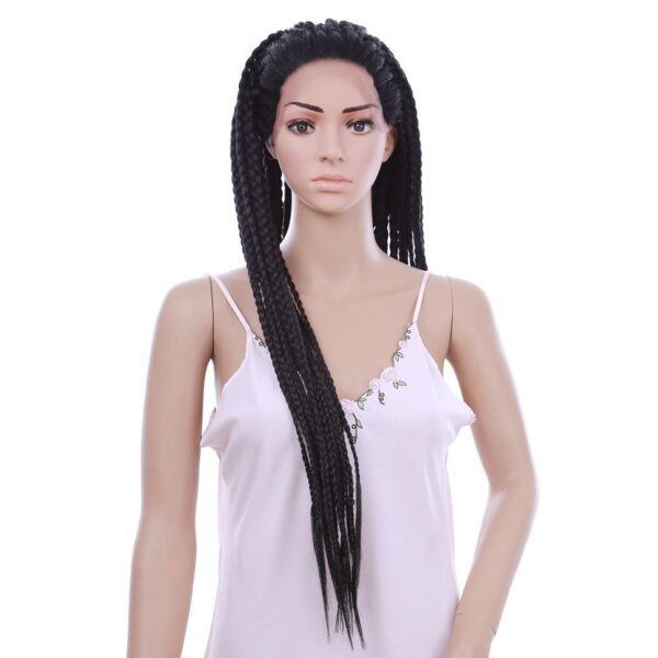 Front lace three-strand wig - Image 6