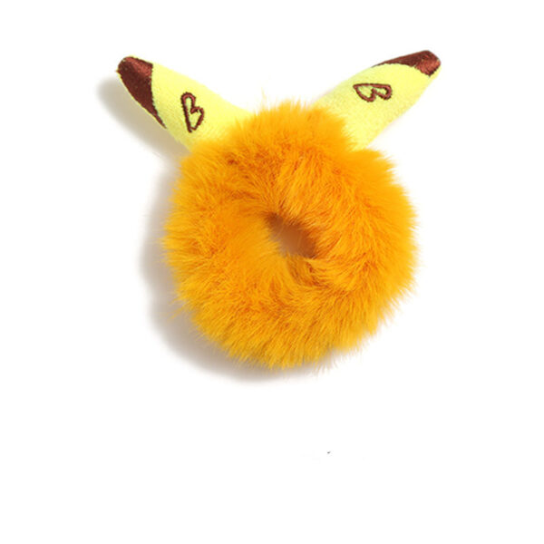 Tie Up Antlers Plush Hair Ring Rabbit Ear Rubber Band