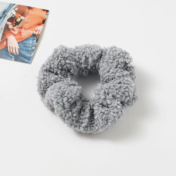 Autumn And Winter Plush Large Intestine Hair Ring Internet Celebrity Lamb Hair Ring Korean Style Simple Hair Accessories - Image 8