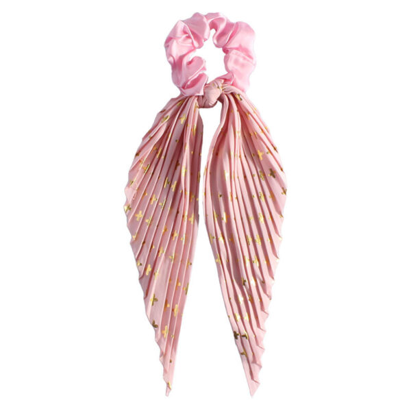Cute Silk Ponytail Hair Loop Hair Band Hair Accessories Floral Headrope Retro Elastic Printed Hair Rope Women Girl - Image 9