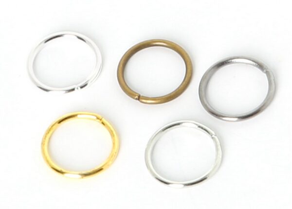 200 pieces opening hair ring braid Dreadlock pearl cuff pliers braid tool hoop circle - Image 1