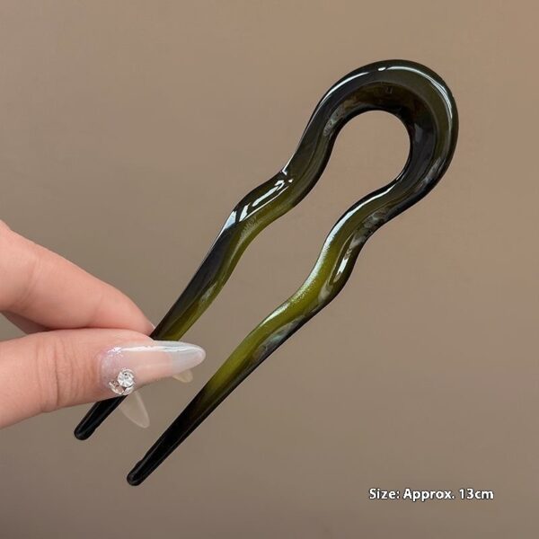 Acrylic Women'S Hairpin Back Head Updo Pin - Image 7