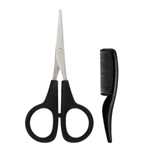 Facial Hair Modification Scissors Suit Plus Small Comb - Image 2