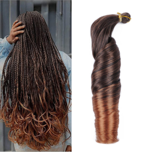 African New Loose Wave Crochet Hair Crochet Hair Extension Big Wave Reel Curved Hair Handle - Image 1