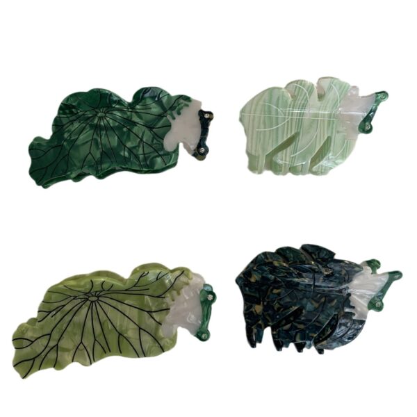 Frog Grip Color Matching Hair Claw Shark Clip Hair Accessories - Image 5