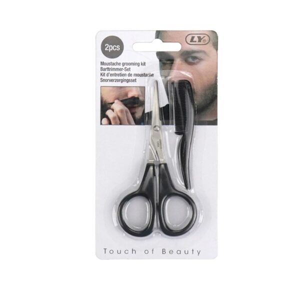 Facial Hair Modification Scissors Suit Plus Small Comb - Image 6