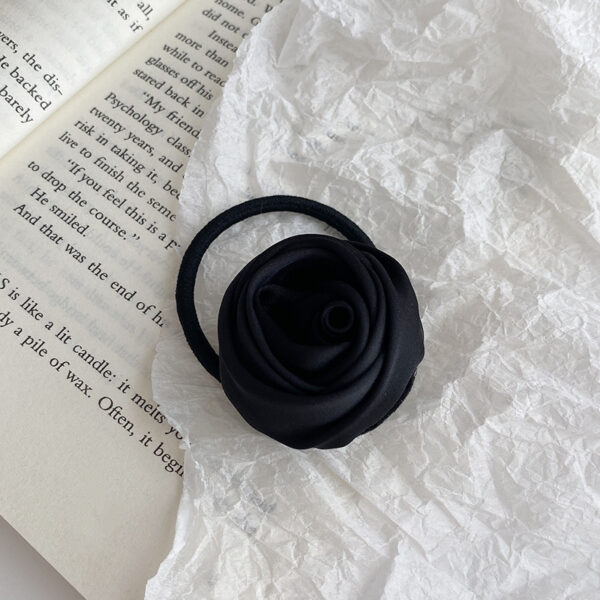 Rose Flower Hairband Niche Rubber Band - Image 9