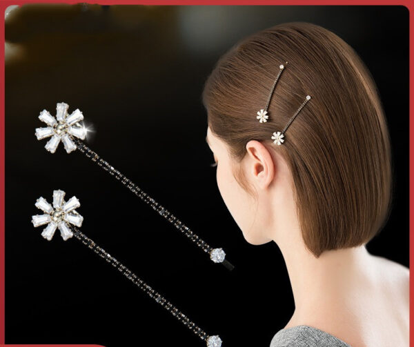 Hairpin side clip short headdress - Image 2