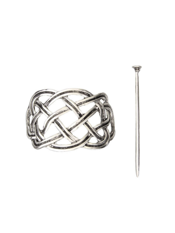 Celtic Norwegian Vintage Metal Woven Hairpin - Image 2