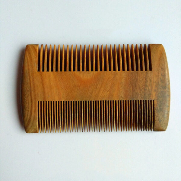 Simple Retro Double-sided Peach And Beech Comb - Image 10
