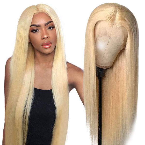 Hand Hook Mesh One Real Hair Headgear Wig STW - Image 5