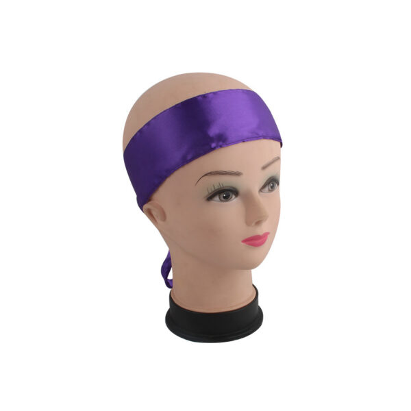 Wig, Turban, Satin Cloth, Long Scarf, Long Ribbon, Silk Hairband, Headband, Headband - Image 6
