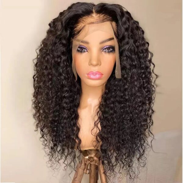 Front Lace Wig European And American Style Wig Female AliExpress New Mid-length Curly Hair Chemical Fiber Wig Factory Spot - Image 2