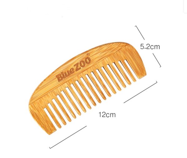 Natural Bamboo Wooden Hair Comb Massage Scalp Anti-static Men Comb 12x5.2cm Women Hair Styling Tool Head Meridian Massage Comb - Image 4