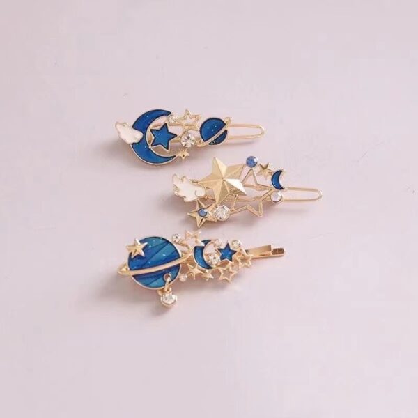 Japanese Aesthetic Dream Starry Sky Cute Hairpin - Image 6