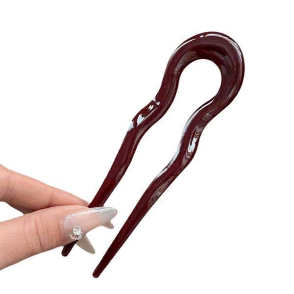 Acrylic Women'S Hairpin Back Head Updo Pin - Image 5
