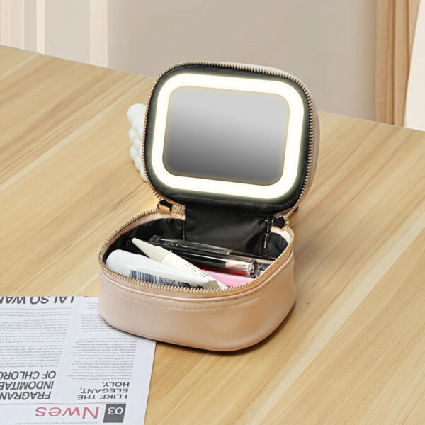 Cosmetic Bag Portable With LED Light - Image 4